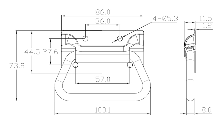 箱丸把手 HDS-6-1-S