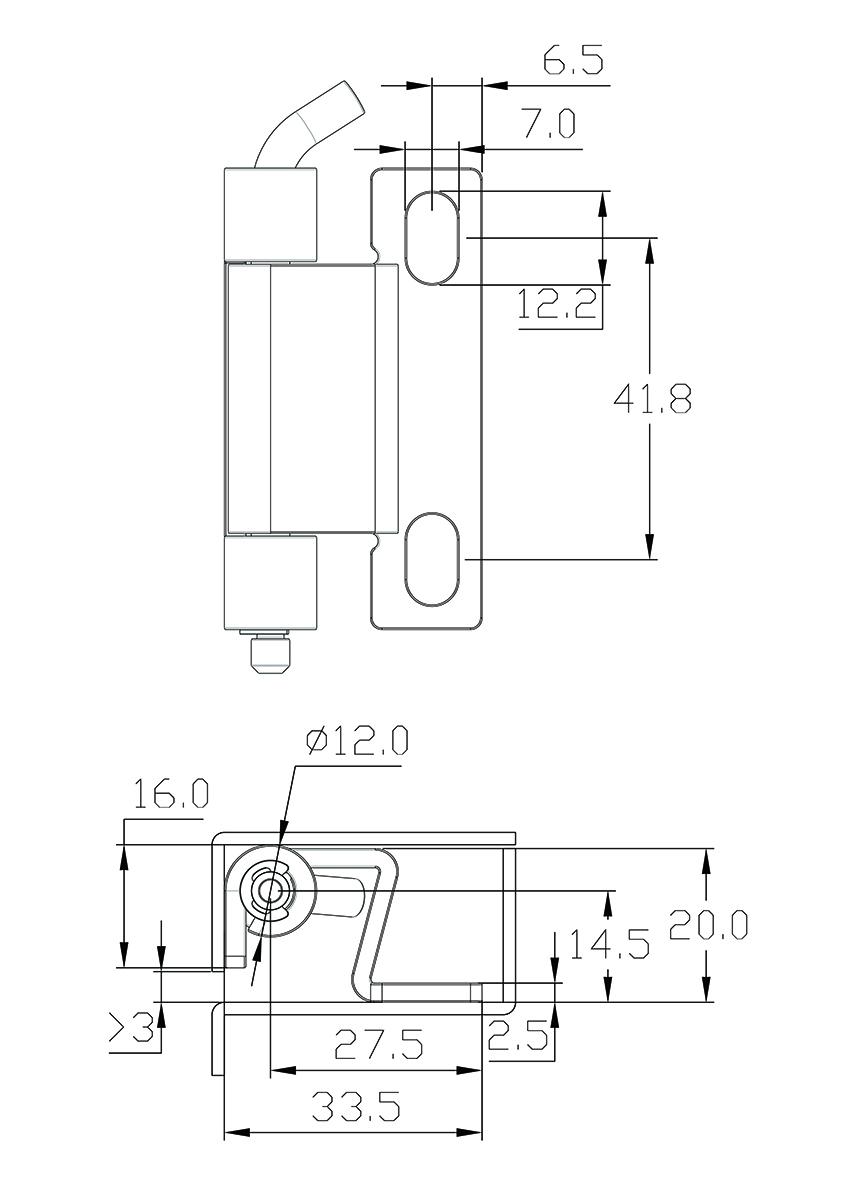 隱藏式鉸鏈 HGT-101-3T & HGS-101-3T