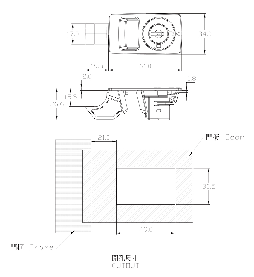 彈簧快拆式扣件 TSL-725-5