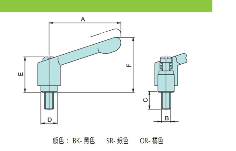 可調式把手 ADJ-406 系列