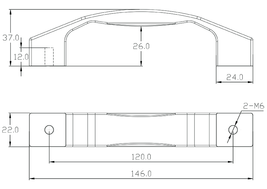 不鏽鋼U型把手 HDS-782-120