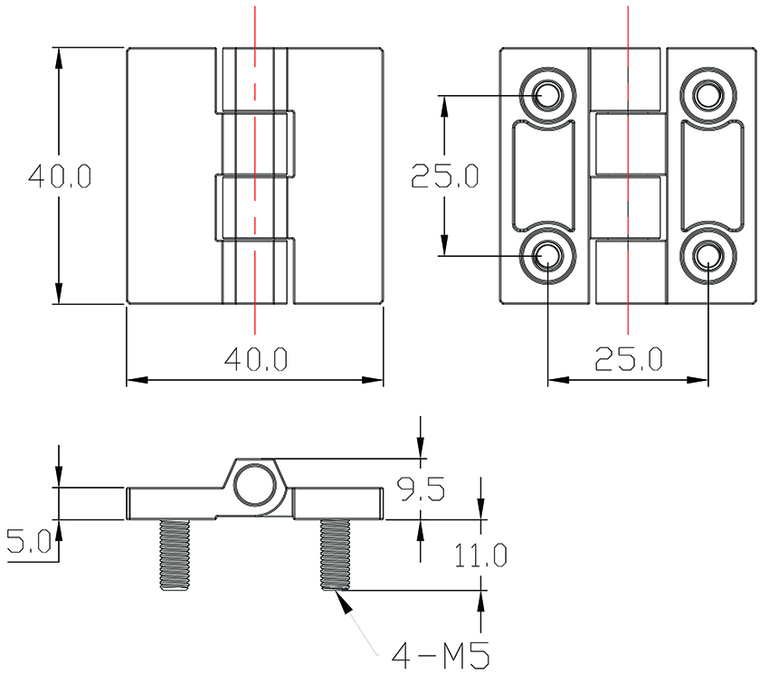 HGS-226-3A Heavy Duty Stainless Steel Butt Hinge