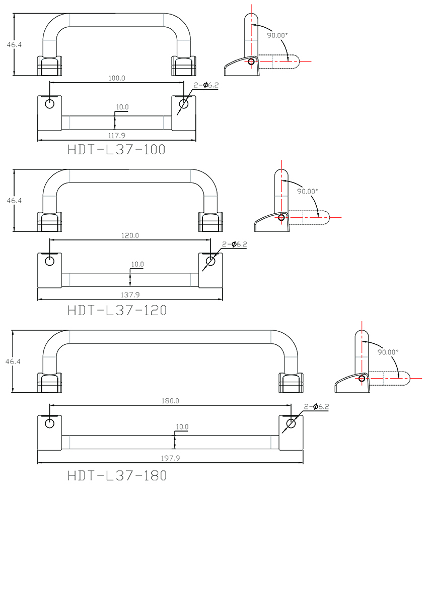 摺疊把手 HDT-L37 系列