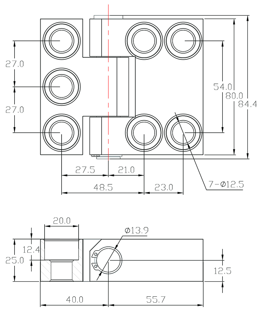 HGS-003S Stainless Steel Heavy Duty Butt Hinge