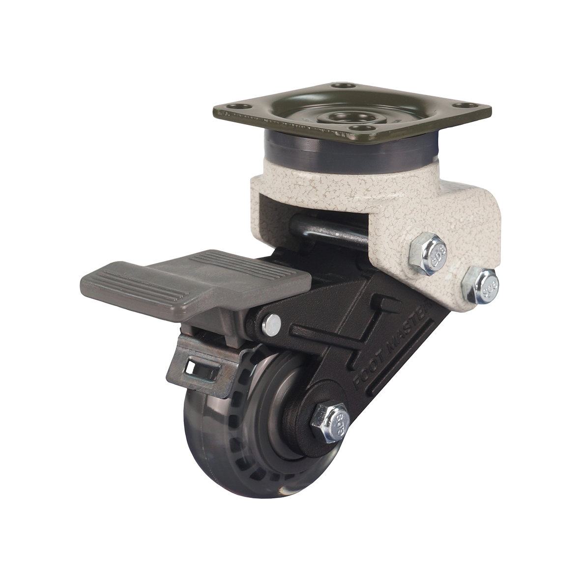 FOOT MASTER® Shock Absorbing Caster GDS-50-BSF-EUS