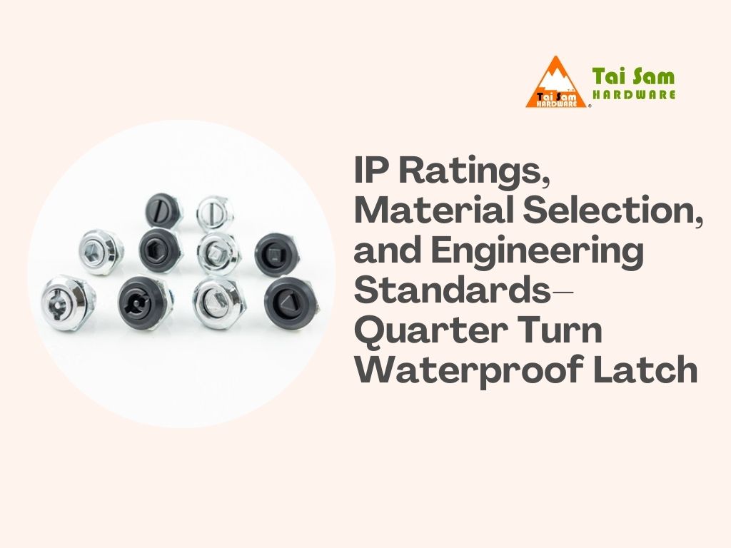 IP Ratings, Material Selection, and Engineering Standards– Quarter Turn Waterproof Latch