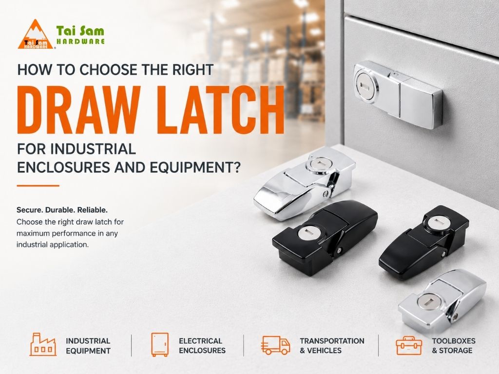 How to Choose the Right Draw Latch for Industrial Enclosures and Equipment